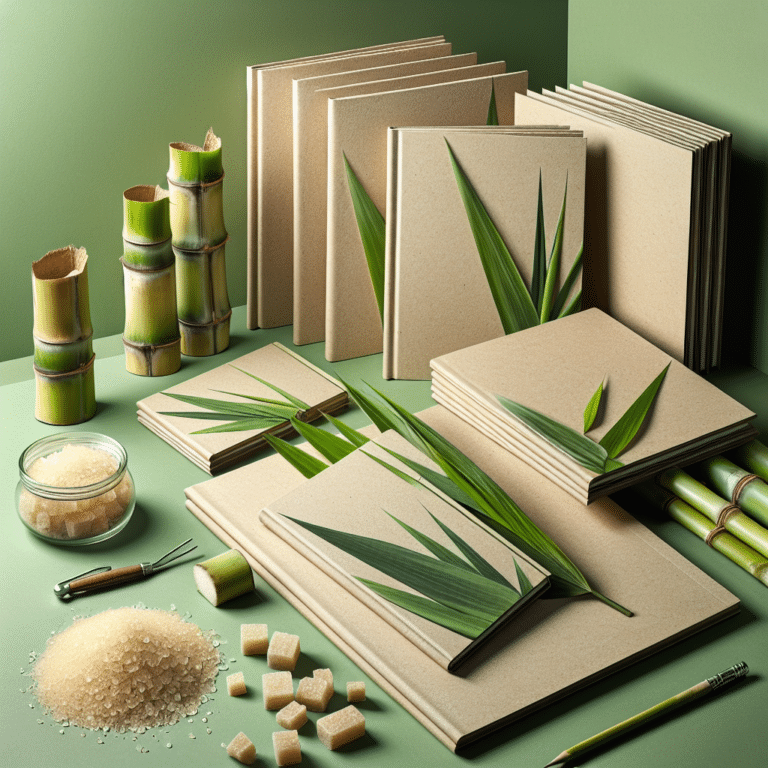 Sugarcane Paper Notebooks: Eco-friendly