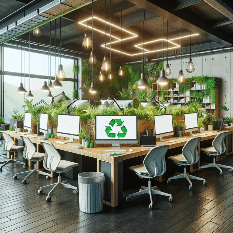 Establish an Eco-Friendly Workstations: Office Desk Setups