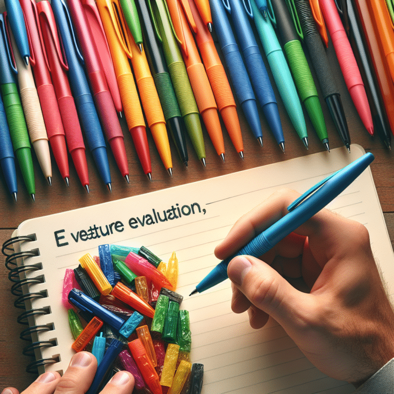 Evaluating the Recycled Plastic Pens