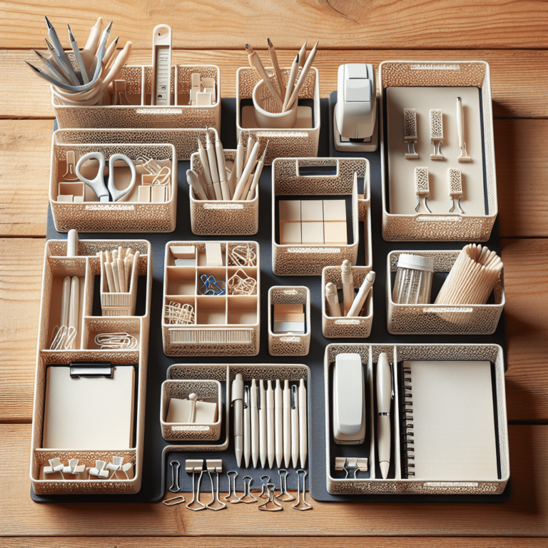 Organize Your Space with Recycled Plastic Desk Organizers