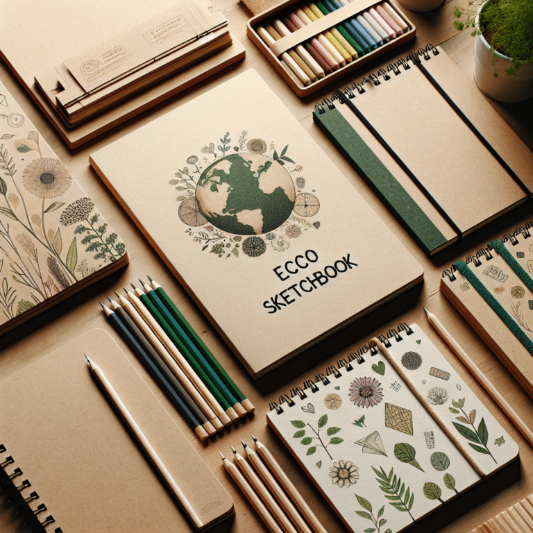 Eco-Friendly Stationery: Recycled Paper Sketchbooks