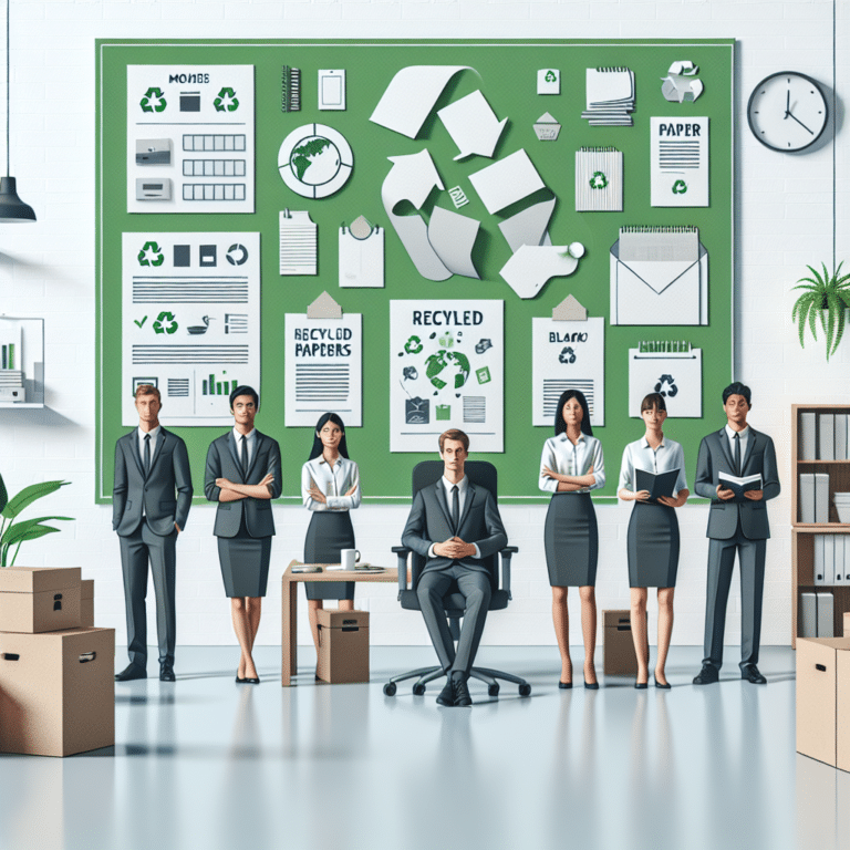 Recycled Paper Products for Office: Greening the Workplace