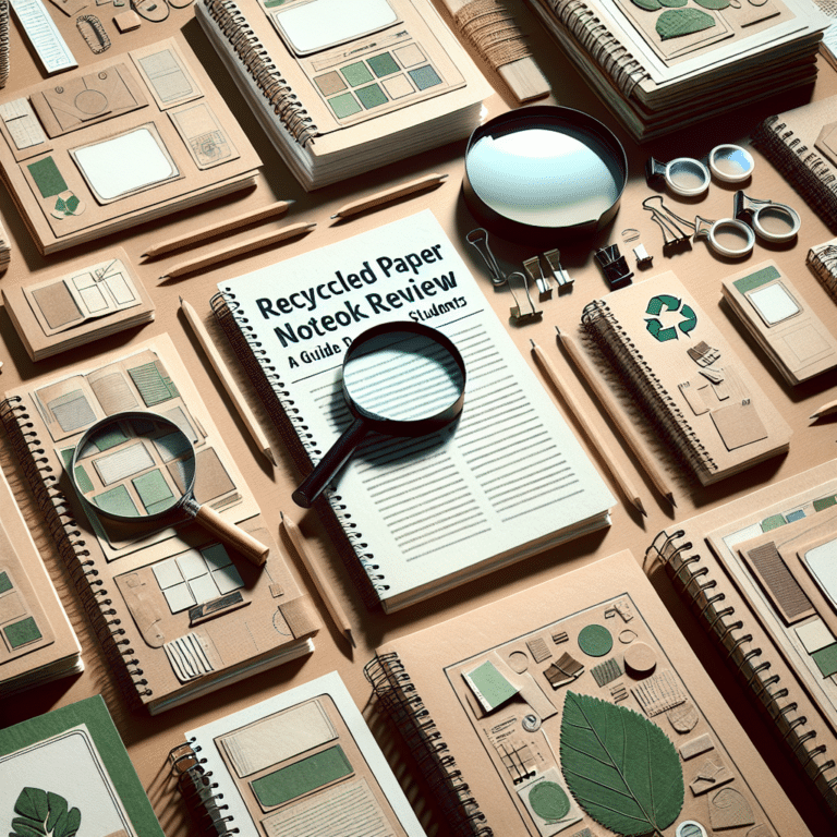 Recycled Paper Notebooks Review: A Guide for Eco-Conscious Students