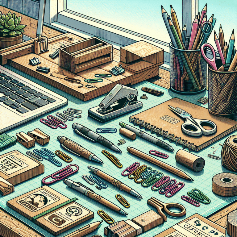 A Review on Recycled Desk Supplies