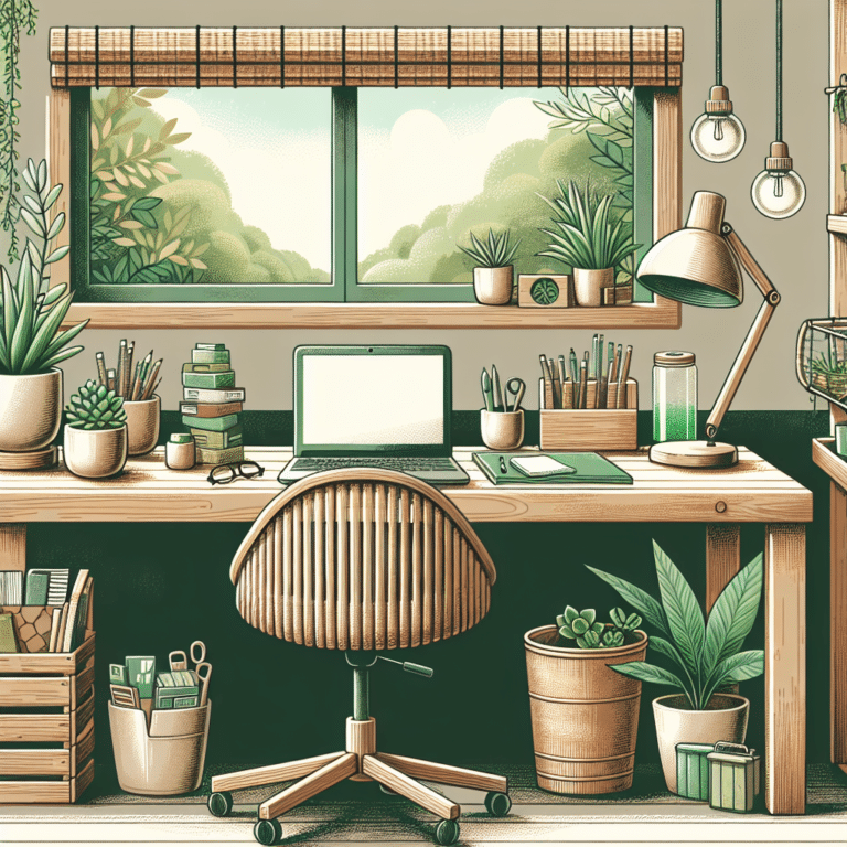 Setting Up an Eco-Friendly Office Desk
