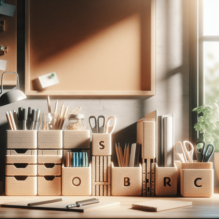 Organize Your Space with Recycled Plastic Desk Organizers