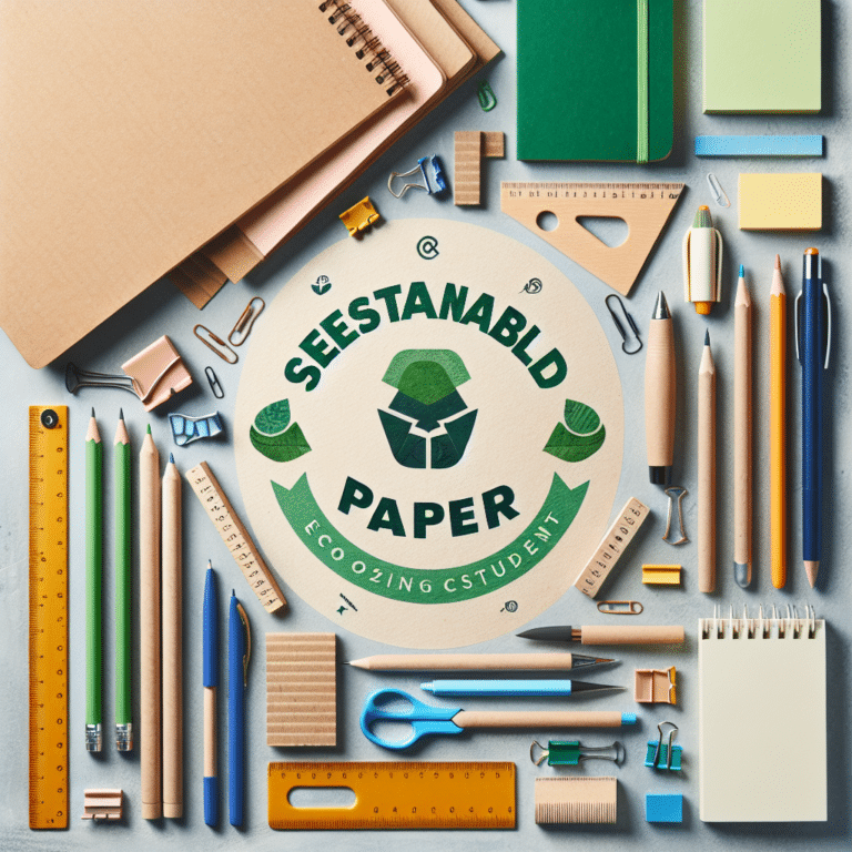 Sustainable Paper Stationery Brands: Essential for Eco-conscious Students
