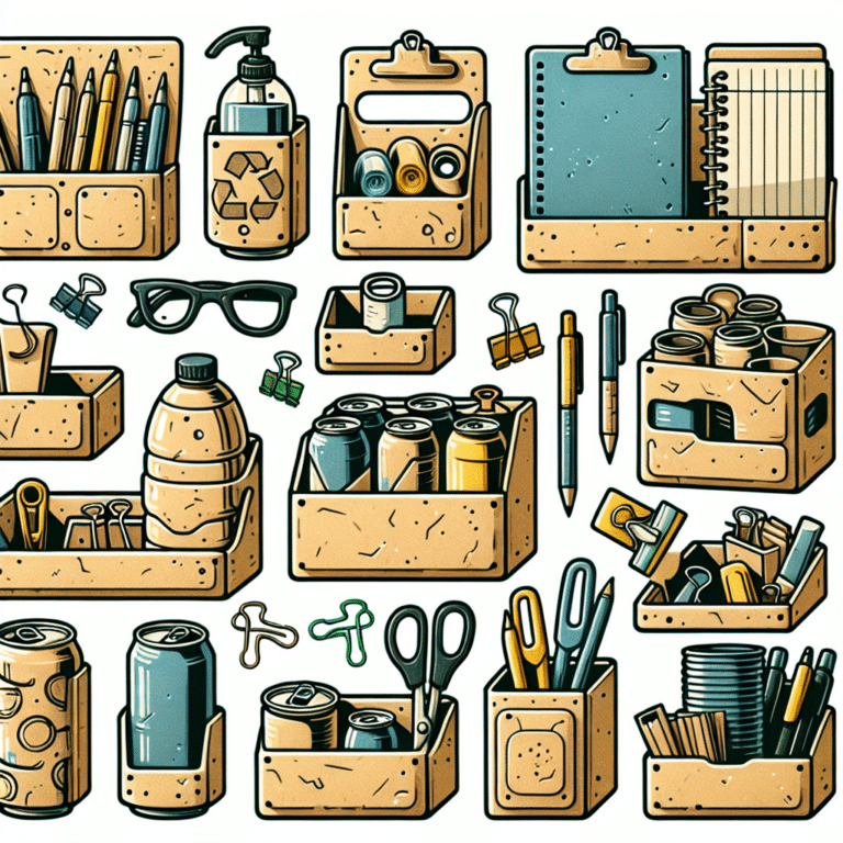 Recycled Material Desk Organizers: A Practical Option