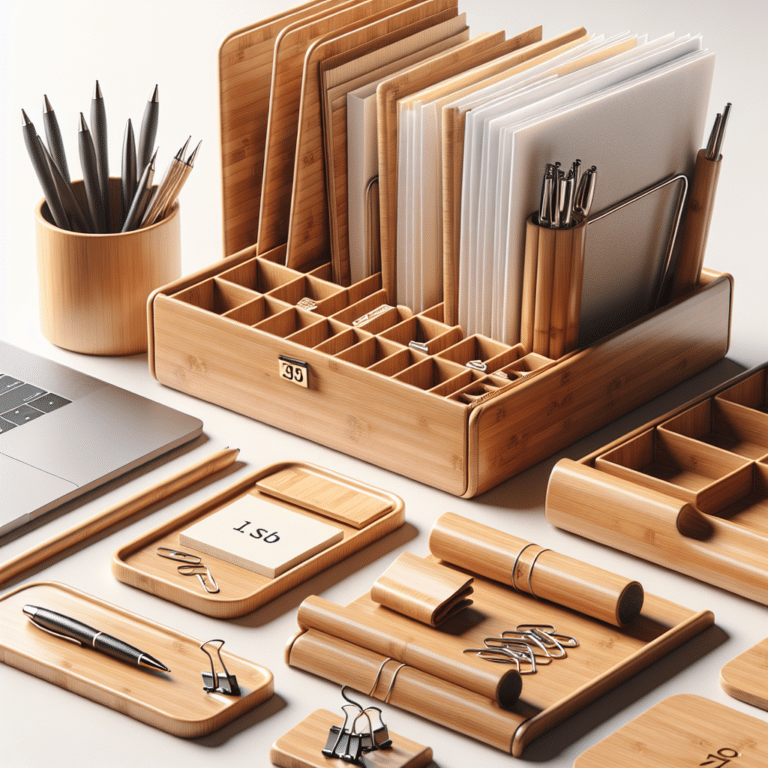 Cut the Clutter with Bamboo Desk Accessories