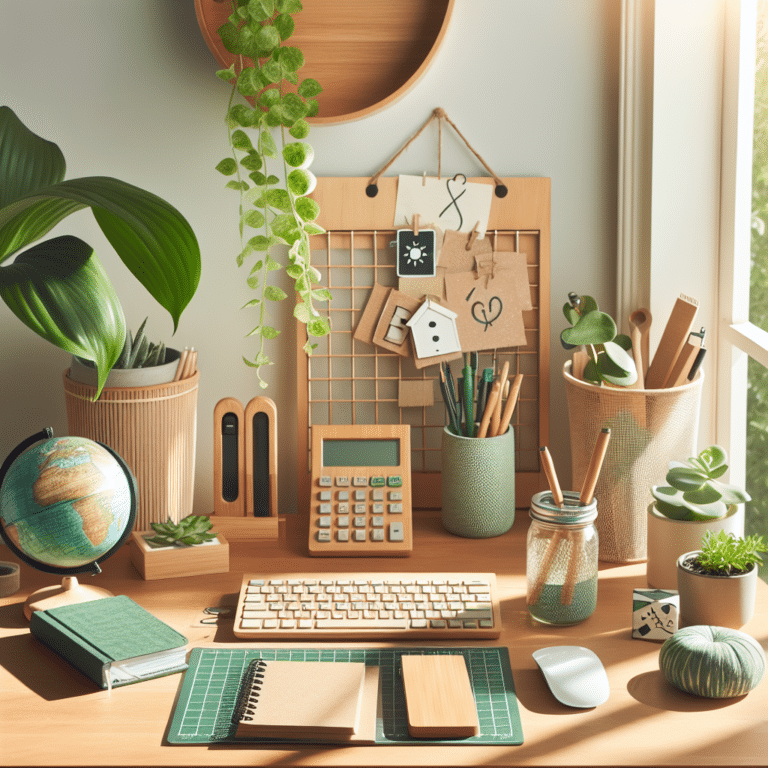 Adding a Green touch with Sustainable Workspace Accessories